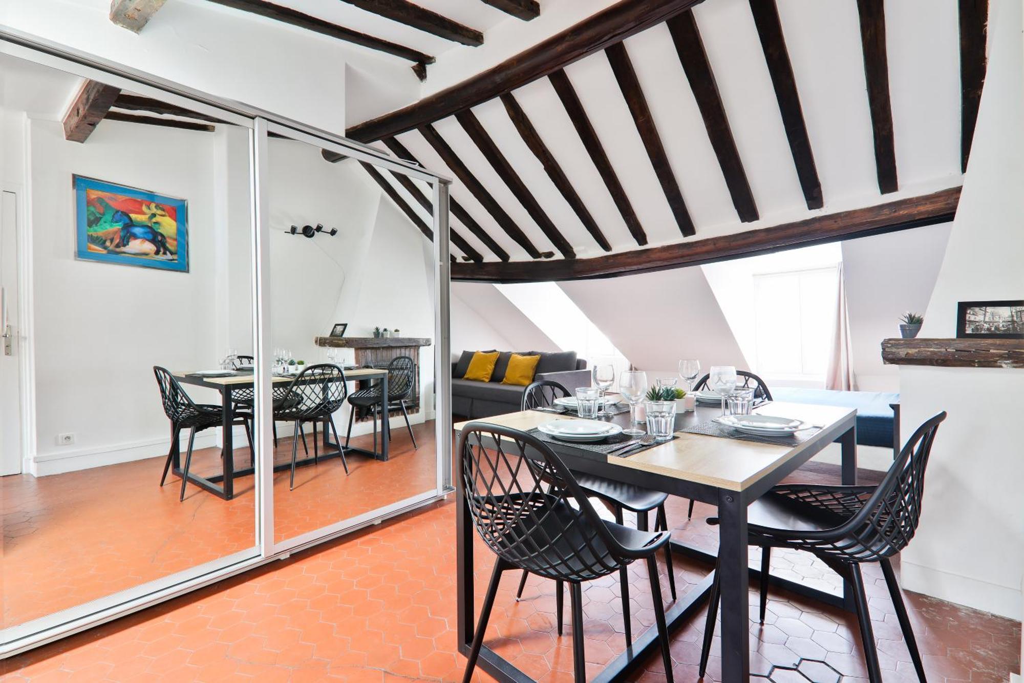 Studio Appartement Quartier Saint-Michel Notre-Dame 2 Free Netflix Paris Luaran gambar